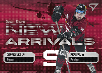 Devin Shore Sparta Tipsport ELH 2025/26 SportZoo 2. serie New Arrivals #NA-10