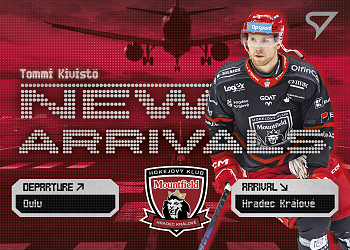 Tommi Kivisto Hradec Kralove Tipsport ELH 2025/26 SportZoo 2. serie New Arrivals #NA-11
