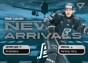 Adam Lukosik Karlovy Vary Tipsport ELH 2025/26 SportZoo 2. serie New Arrivals #NA-17