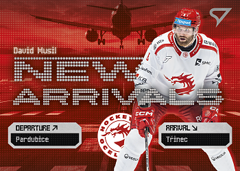 David Musil Trinec Tipsport ELH 2025/26 SportZoo 2. serie New Arrivals #NA-23
