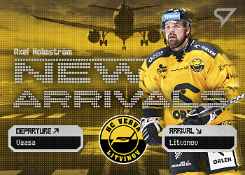 Axel Holmstrom Litvinov Tipsport ELH 2025/26 SportZoo 2. serie New Arrivals #NA-25