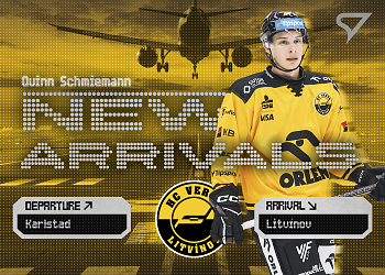 Quinn Schmiemann Litvinov Tipsport ELH 2025/26 SportZoo 2. serie New Arrivals #NA-26