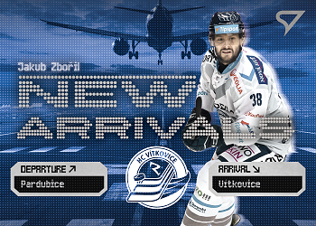 Jakub Zboril Vitkovice Tipsport ELH 2025/26 SportZoo 2. serie New Arrivals #NA-31