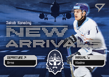 Jakub Konecny Kladno Tipsport ELH 2025/26 SportZoo 2. serie New Arrivals #NA-34