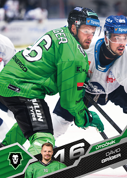 David Griger Mlada Boleslav Tipsport ELH 2025/26 SportZoo 1. serie #118