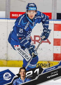 Chad Yetman Vitkovice Tipsport ELH 2025/26 SportZoo 1. serie #215