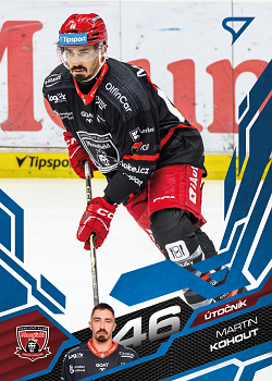 Martin Kohout Hradec Kralove Tipsport ELH 2025/26 SportZoo 1. serie Azure Blue #065