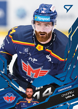 Ondrej Vala Ceske Budejovice Tipsport ELH 2025/26 SportZoo 1. serie Azure Blue #098
