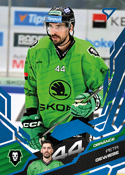 Petr Gewiese Mlada Boleslav Tipsport ELH 2025/26 SportZoo 1. serie Azure Blue #110