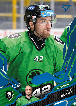 Filip Suchy Mlada Boleslav Tipsport ELH 2025/26 SportZoo 1. serie Azure Blue #125
