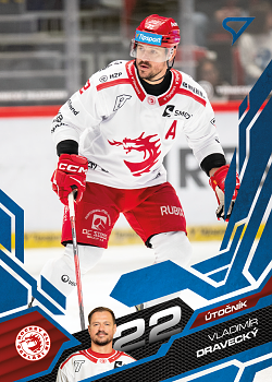Vladimir Dravecky Trinec Tipsport ELH 2025/26 SportZoo 1. serie Azure Blue #136