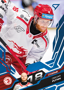 Oscar Flynn Trinec Tipsport ELH 2025/26 SportZoo 1. serie Azure Blue #137