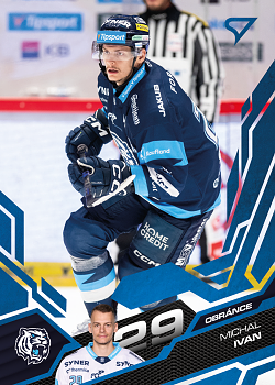 Michal Ivan Liberec Tipsport ELH 2025/26 SportZoo 1. serie Azure Blue #184