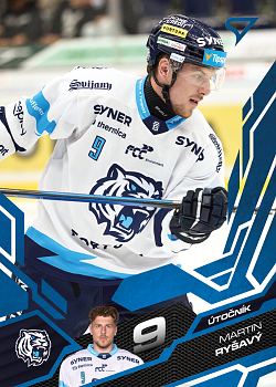 Martin Rysavy Liberec Tipsport ELH 2025/26 SportZoo 1. serie Azure Blue #195