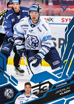Jaroslav Vlach Liberec Tipsport ELH 2025/26 SportZoo 1. serie Azure Blue #197