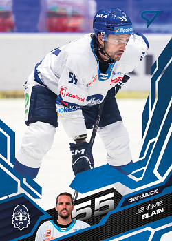 Jeremie Blain Kladno Tipsport ELH 2025/26 SportZoo 1. serie Azure Blue #219