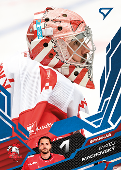 Matej Machovsky Olomouc Tipsport ELH 2025/26 SportZoo 1. serie Azure Blue #236