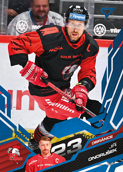 Jiri Ondrusek Olomouc Tipsport ELH 2025/26 SportZoo 1. serie Azure Blue #239