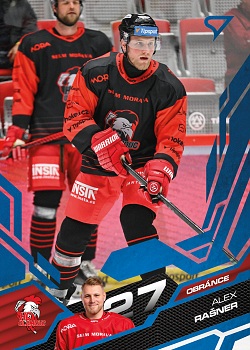 Alex Rasner Olomouc Tipsport ELH 2025/26 SportZoo 1. serie Azure Blue #240