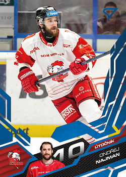 Ondrej Najman Olomouc Tipsport ELH 2025/26 SportZoo 1. serie Azure Blue #250