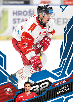 Jakub Orsava Olomouc Tipsport ELH 2025/26 SportZoo 1. serie Azure Blue #251