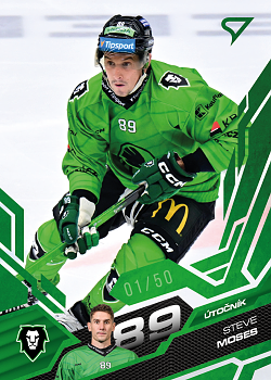 Steve Moses Mlada Boleslav Tipsport ELH 2025/26 SportZoo 1. serie Emerald Green /50 #122
