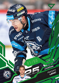 Radan Lenc Liberec Tipsport ELH 2025/26 SportZoo 1. serie Emerald Green /50 #189