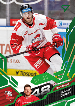 Tomas Cerny Olomouc Tipsport ELH 2025/26 SportZoo 1. serie Emerald Green /50 #237