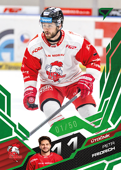Petr Fridrich Olomouc Tipsport ELH 2025/26 SportZoo 1. serie Emerald Green /50 #245