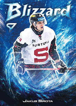 Jakub Sirota Sparta Tipsport ELH 2025/26 SportZoo 1. serie Blizzard #BL-09