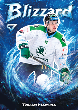 Tomas Mazura Mlada Boleslav Tipsport ELH 2025/26 SportZoo 1. serie Blizzard #BL-22