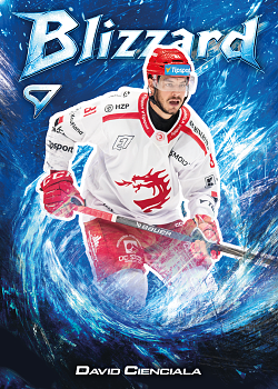 David Cienciala Trinec Tipsport ELH 2025/26 SportZoo 1. serie Blizzard #BL-24