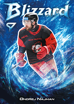 Ondrej Najman Olomouc Tipsport ELH 2025/26 SportZoo 1. serie Blizzard #BL-45