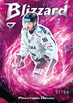 Frantisek Rehak Vitkovice Tipsport ELH 2025/26 SportZoo 1. serie Blizzard Coral Pink /60 #BL-39