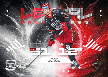 Ales Jergl Hradec Kralove Tipsport ELH 2025/26 SportZoo 1. serie Lethal Cannoneers #LC-07
