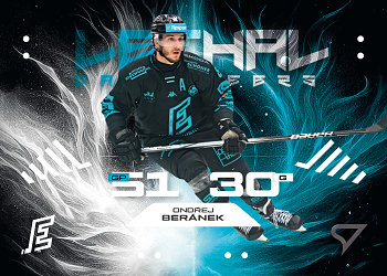 Ondrej Beranek Karlovy Vary Tipsport ELH 2025/26 SportZoo 1. serie Lethal Cannoneers #LC-09