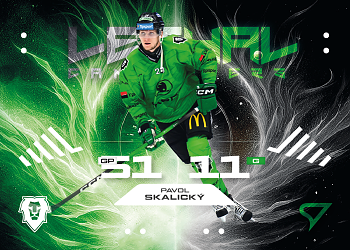 Pavol Skalicky Mlada Boleslav Tipsport ELH 2025/26 SportZoo 1. serie Lethal Cannoneers #LC-14