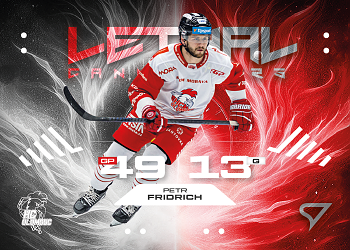 Petr Fridrich Olomouc Tipsport ELH 2025/26 SportZoo 1. serie Lethal Cannoneers #LC-26