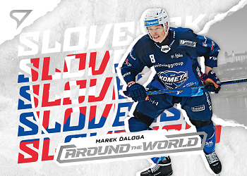 Marek Daloga Kometa Brno Tipsport ELH 2025/26 SportZoo 1. serie Around the World #AW-01