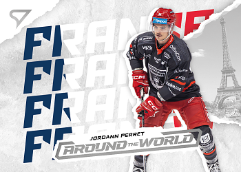 Jordann Perret Hradec Kralove Tipsport ELH 2025/26 SportZoo 1. serie Around the World #AW-12