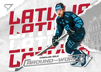 Haralds Egle Karlovy Vary Tipsport ELH 2025/26 SportZoo 1. serie Around the World #AW-15