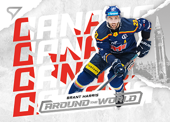 Brant Harris Ceske Budejovice Tipsport ELH 2025/26 SportZoo 1. serie Around the World #AW-17
