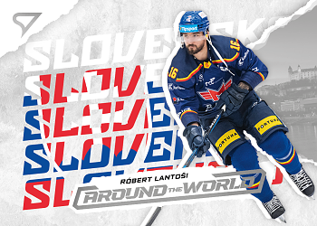 Robert Lantosi Ceske Budejovice Tipsport ELH 2025/26 SportZoo 1. serie Around the World #AW-18