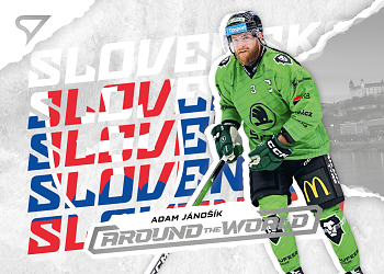Adam Janosik Mlada Boleslav Tipsport ELH 2025/26 SportZoo 1. serie Around the World #AW-20