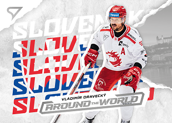 Vladimir Dravecky Trinec Tipsport ELH 2025/26 SportZoo 1. serie Around the World #AW-25