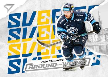 Filip Sandberg Liberec Tipsport ELH 2025/26 SportZoo 1. serie Around the World #AW-36