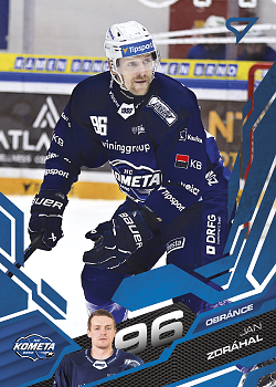 Jan Zdrahal Kometa Brno Tipsport ELH 2025/26 SportZoo Play Off Azure Blue #361