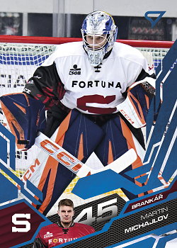Martin Michajlov Sparta Tipsport ELH 2025/26 SportZoo Play Off Azure Blue #371