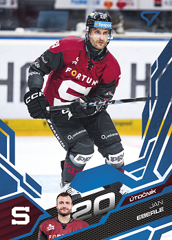 Jan Eberle Sparta Tipsport ELH 2025/26 SportZoo Play Off Azure Blue #373