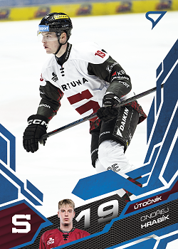 Ondrej Hrabik Sparta Tipsport ELH 2025/26 SportZoo Play Off Azure Blue #374